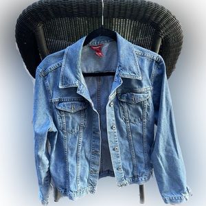 Sundance Catalog Denim Jacket sz L